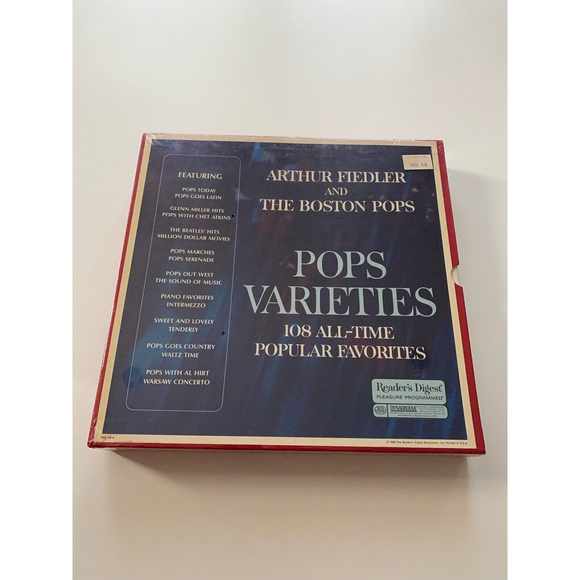 Arthur Fiedler Boston Pops Pops Varieties 108 All Time Favorites NEW SEALED 1969 - Picture 1 of 7